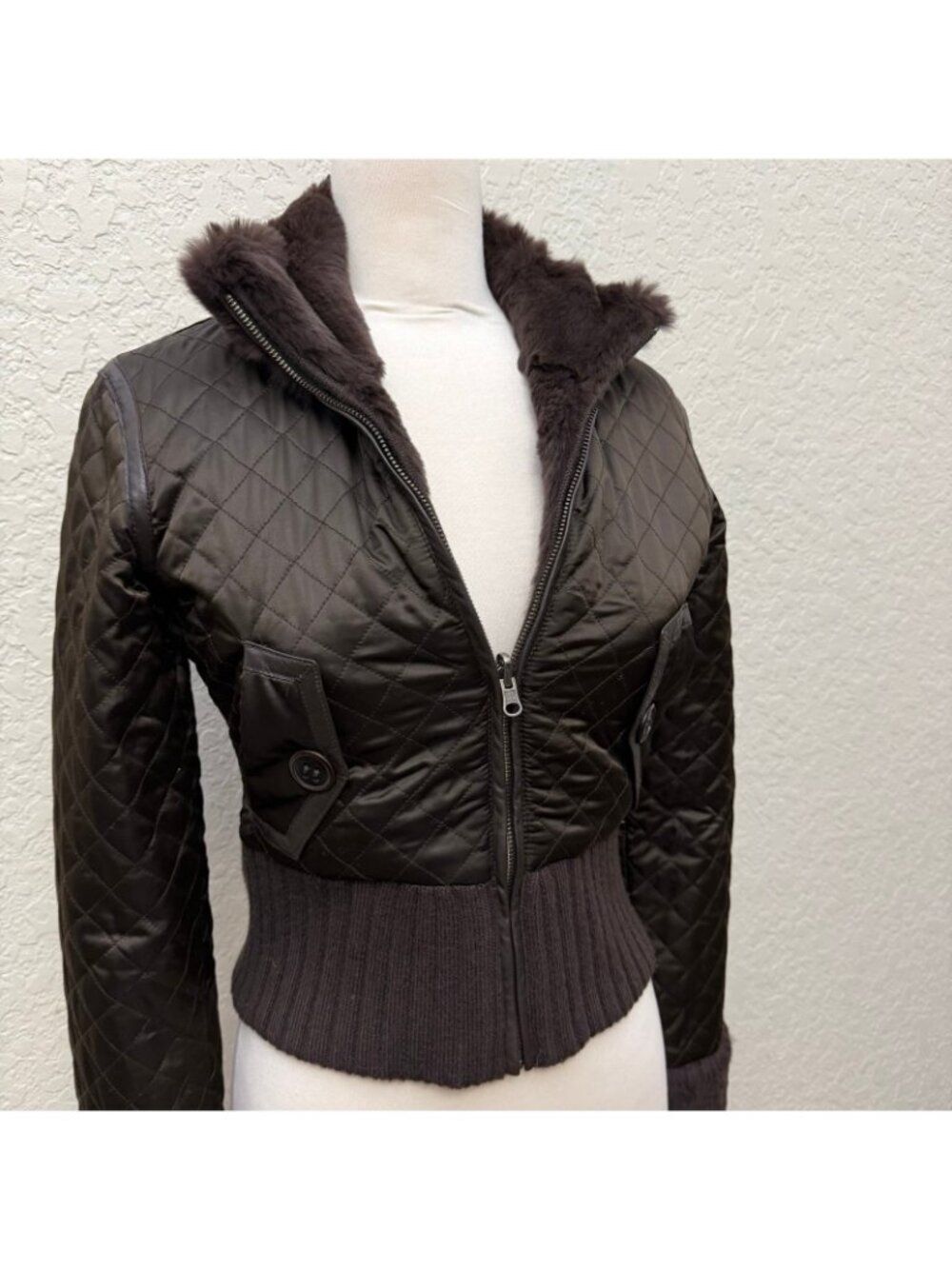 June Rabbit Fur Reversible Jacket - Picture 12 of 12